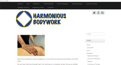 Desktop Screenshot of harmoniousbodywork.com